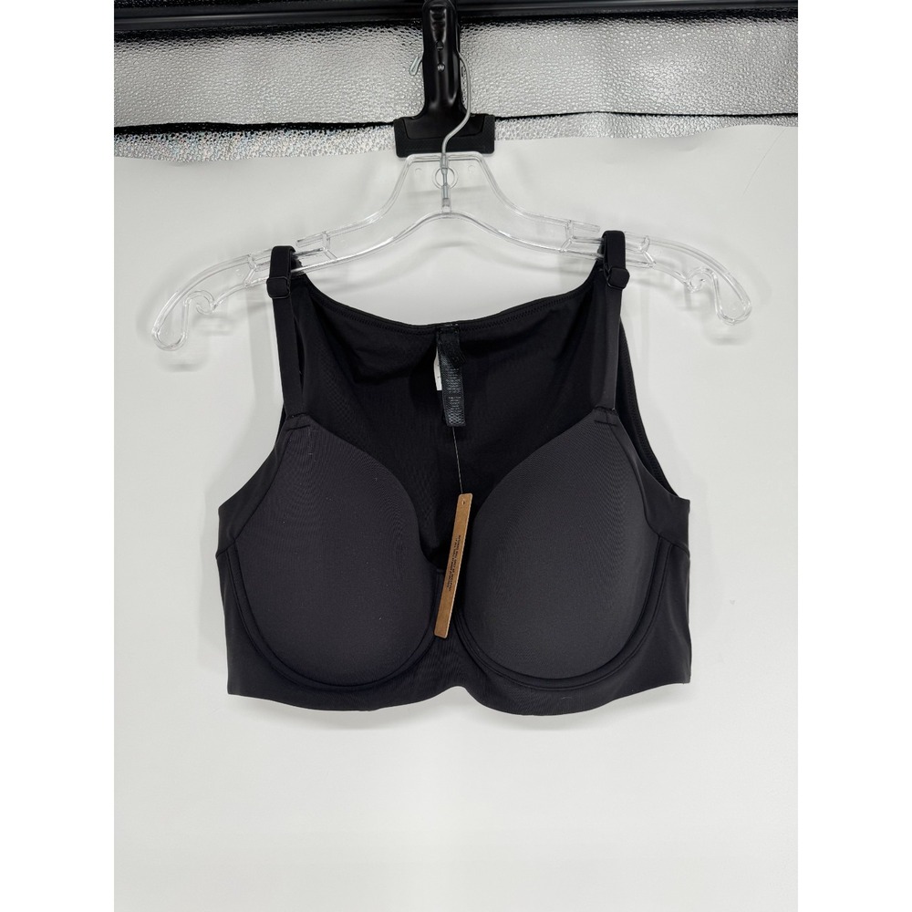 SKIMS Fits Everybody Full Coverage Back Smoother Bra 36C Onyx Underwired Padded
